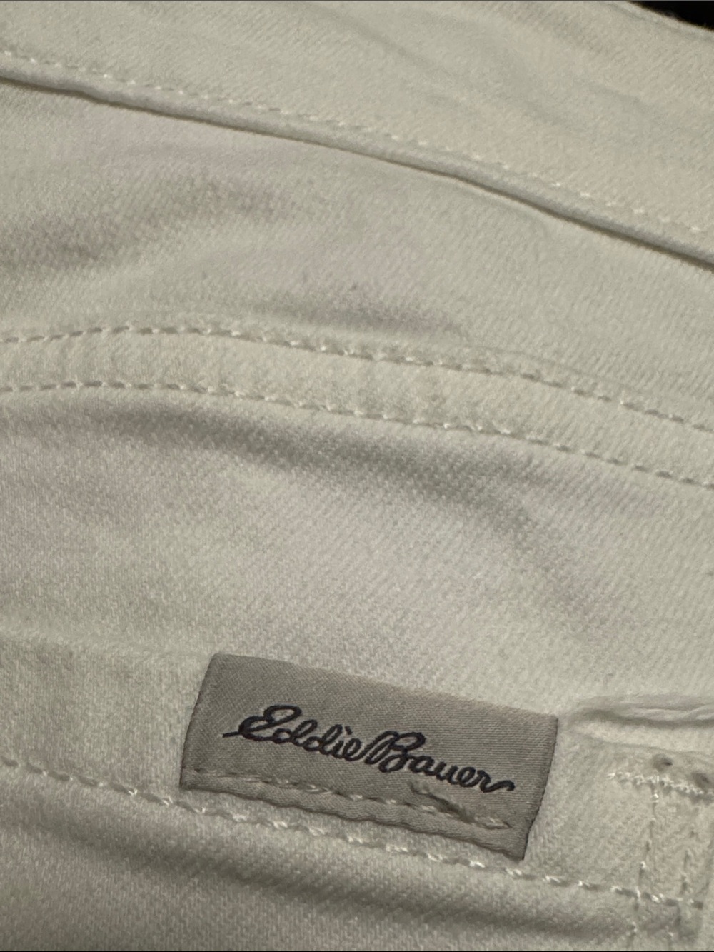 Eddie Bauer high rise crop jeans White voyager - Picture 4 of 6